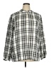D&Co. Silver Long Sleeve Button-Down Shirt Size XL - photo 1
