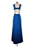 BCBGMAXAZRIA 100% Polyester Blue Cocktail Dress Size 4 - photo 2