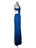 BCBGMAXAZRIA 100% Polyester Blue Cocktail Dress Size 4 - photo 4