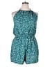 Shein Curve Print Teal Romper Size 16 Plus (2) - photo 1