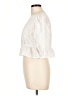 Zara 100% Baumwolle Ivory 3/4 Sleeve Blouse Size L - photo 5