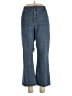 Bill Blass Chevron-herringbone Blue Jeans Size 14 - photo 1