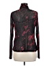 DKNY Floral Black Long Sleeve Blouse Size M - photo 2
