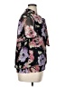 Requirements 100% Polyester Floral Black Short Sleeve Blouse Size XL - photo 4
