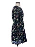 Reborn 100% Polyester Print Blue Cocktail Dress Size S - photo 4