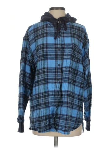 American Eagle Outfitters Long Sleeve Button-Down Shirt (view 1)