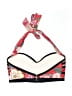 ModCloth Print Red Swimsuit Top Size M - photo 2