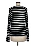 Mix by 41 Hawthorn Stripes Black Pullover Sweater Size M - photo 2