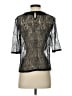 BCBGMAXAZRIA Black 3/4 Sleeve Top Size S - photo 2