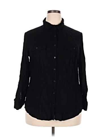 Faded Glory Long Sleeve Button-Down Shirt (view 1)