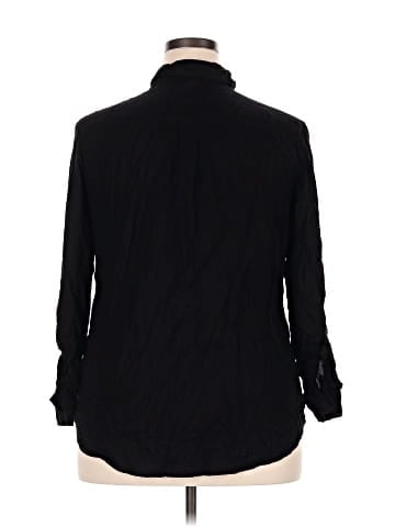 Faded Glory Long Sleeve Button-Down Shirt (view 2)