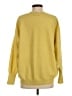 Vince Camuto Solid Yellow Pullover Sweater Size S - photo 2