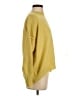 Vince Camuto Solid Yellow Pullover Sweater Size S - photo 4