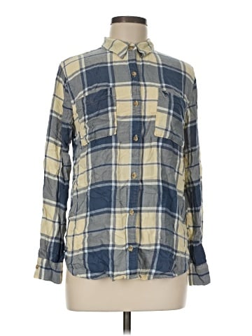 Abercrombie & Fitch Long Sleeve Button-Down Shirt (view 1)