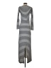 J.Crew Collection Stripes Silver Casual Dress Size 4 (tall) - photo 2