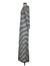 J.Crew Collection Stripes Silver Casual Dress Size 4 (tall) - photo 5
