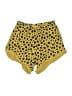 LNA Animal Print Yellow Shorts Size S - photo 1