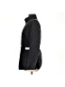 Dennis by Dennis Basso 100% Nylon Argyle Black Jacket Size M - photo 5