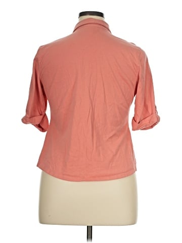 Style&Co 3/4 Sleeve Button-Down Shirt (view 2)