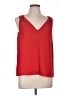 Cooper & Ella 100% Polyester Red Sleeveless Blouse Size L - photo 1