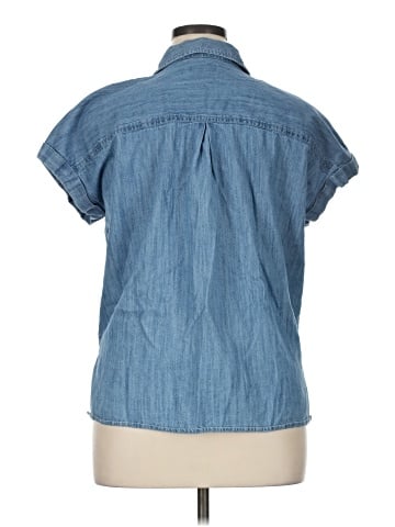 Style&Co Short Sleeve Button-Down Shirt (view 2)
