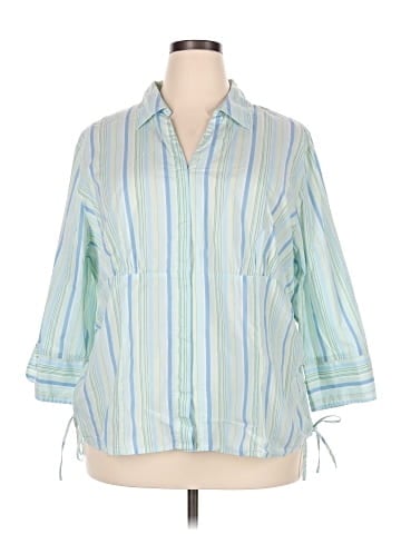 Style&Co 3/4 Sleeve Button-Down Shirt (view 1)