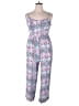 Derek Heart Paisley Purple Jumpsuit Size 2X - photo 1