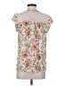 Daniel Rainn 100% Polyester Floral Ivory Short Sleeve Blouse Size S - photo 2