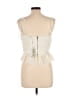 Parker 100% Polyester Ivory Sleeveless Blouse Size 12 - photo 2