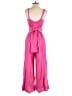 Nic + Zoe Solid Pink Jumpsuit Size 4 - photo 2