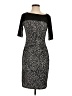 Chaps Graphic Black Cocktail Dress Size S - photo 1