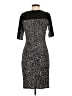 Chaps Graphic Black Cocktail Dress Size S - photo 2