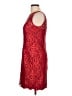 Aidan Mattox 100% Polyester Floral Solid Red Cocktail Dress Size 10 - photo 5