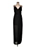 ASOS 100% Polyester Solid Black Cocktail Dress Size 12 - photo 1
