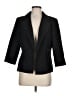 Roz & Ali Chevron-herringbone Black Blazer Size M - photo 1