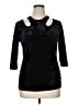 Bisou Bisou Black 3/4 Sleeve Top Size XL - photo 1