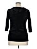 Bisou Bisou Black 3/4 Sleeve Top Size XL - photo 2