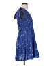 Peppermint 100% Polyester Stars Blue Casual Dress Size S - photo 4
