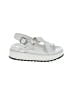 J/Slides White Sandals Size 8 1/2 - photo 1