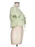Shein Green Short Sleeve Blouse Size L - photo 4