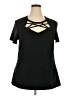 Torrid Black Short Sleeve Top Size 3X Plus (3) - photo 1