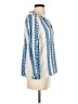 Dylan 100% Cotton Blue 3/4 Sleeve Blouse Size XS - photo 4