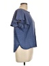 Max Studio Blue Short Sleeve T-Shirt Size L - photo 4