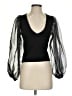 Zara Black Long Sleeve Blouse Size S - photo 1