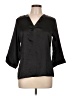 Jones New York 100% Polyester Black 3/4 Sleeve Blouse Size L - photo 1