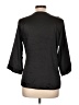 Jones New York 100% Polyester Black 3/4 Sleeve Blouse Size L - photo 2