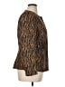 Liz Claiborne 100% Polyester Animal Print Brown Blazer Size 14 - photo 4