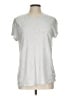 Athleta 100% Cotton Silver Short Sleeve Top Size L (tall) - photo 1