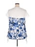 Maeve Floral Blue Short Sleeve T-Shirt Size 3X - photo 2