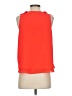 Q&A 100% Polyester Orange Sleeveless Blouse Size S - photo 2